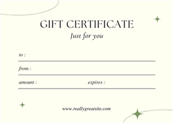 Gift Certificate