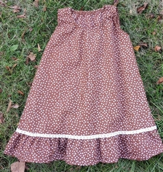 Baby Girl Jumper Peasant Brown Floral size 18-24 m (2 T)
