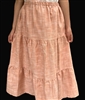 Girl Tiered Skirt Manchester Sienna cotton size M 8 10
