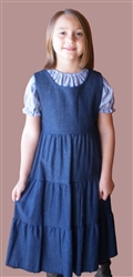 Girl Jumper Denim, Corduroy, Florals & More with Tiered Skirt all sizes