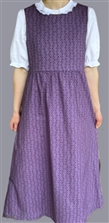 Ladies Jumper with Gathered Skirt Stephenson County Plum size M 10 12