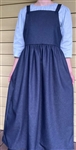 Ladies Denim & Other Fabrics Bib Jumper with Gathered Skirt all sizes