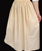 Ladies skirt for costumes tan calico custom size XL 18 20