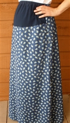 Maternity A-line Skirt in Cotton Prints all sizes