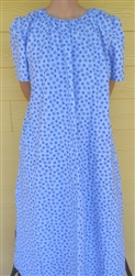 Ladies Nightgown Blue Small floral Sunshine cotton L 14 16