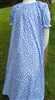 Girl Loungewear Dress Gown Summer Sunshine Blue Floral size L 10 12