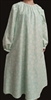 Girl Loungewear Dress Snowflakes Mint Flannel Cotton size M 7 8 X-long