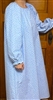 Ladies Nightgown Cozy Cotton Flannel Cornflower Blue size L 14 16 Petite