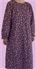 Ladies Nightgown Purple Leaf cotton Flannel size L 14 16 X-long