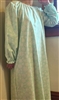 Ladies Nightgown Mint Green Flannel cotton size 1X 22 24