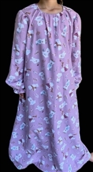 Girl Loungewear Winter Gown Dress Featured Fabric all sizes