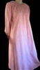 Ladies Nightgown Pink Leaves Flannel cotton size M 10 12