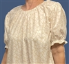 Ladies Nightgown Penelope Natural Swirls cotton size L 14 16