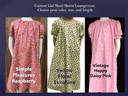Girl Loungewear Summer Gown Dress all sizes