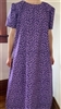 Ladies Summer Nightgown Featured Fabrics Short Sleeves all sizes