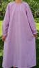 Ladies Nightgown Solid Lilac Purple Flannel cotton size M 10 12