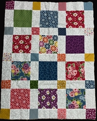 Handmade Custom Finished Quilted Baby Quilt, Table Topper, Bed or Table Runner Small Quilt or Wall Hanging to be custom finished