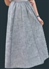 Ladies 6 Gore Skirt Manchester Gray cotton size S 6 8