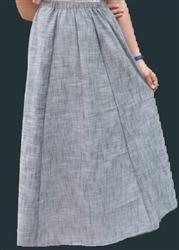 Ladies 6 Gore Skirt Manchester Gray cotton size S 6 8