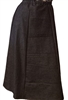 Ladies 6 Gore Skirt Black Denim Jean cotton size S 6 8 Petite