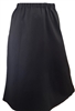 Ladies A-line Skirt in Black Rayon Blend Knit custom all sizes