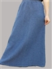 Girl A-line Skirt Quilted Denim size 10