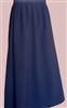 Ladies A-line Skirt Navy Blue Polyester size 3X 30 32