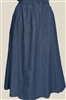 Ladies A-line Skirt Navy Denim size 1X 22 24 Custom Fit