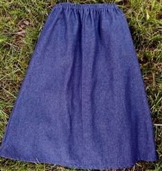 Girl A-line Skirt Navy Denim size 5