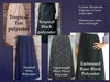 Classic A-line Girl Skirt Polyester or Linen