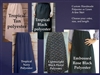 Ladies Classic A-line Skirt Polyester or Linen Dressy all sizes