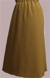 Ladies A-line Skirt for Work or Hiking Khaki Polyester Stretch size XL 18 20