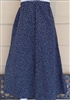 Girl A-line Skirt Navy Blue Floral cotton size 12