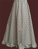 Girl A-line Skirt Featured Fabric with ruffle hem custom all sizes