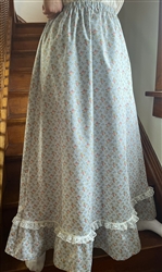 Ladies Featured Old Fashioned Victorian Skirt with Ruffle & Lace all sizes