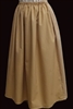 Ladies Full Skirt in Khaki Stitched Varied Stripe cotton 1X 22 24