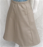 Girl 6 Gore Skirt Khaki Twill cotton size S 5 6 7