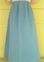 Girl A-line Skirt Denim light blue denim size 10