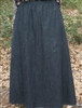 Girl A-line Skirt Black Denim size 10
