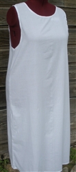 Ladies Full Length Slip Cotton white flannel 2X 26 28 Tall