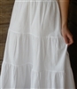 Petticoat Cotton White with optional Lace (adds cost) Girl M 8 10