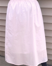 Ladies Half Slip Cotton in Featured Fabric Pastel Pink all sizes