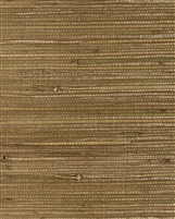 Soft copper brown natural grasscloth