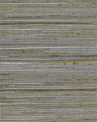 Sterling Silver Gray Metallic Painted Jute Grasscloth