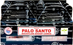Wholesale Satya Palo Santo Backflow Cones 24 Cones Pack (6/Box)