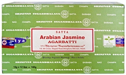 Wholesale Satya Arabian Jasmine Incense 15 Gram Packs (12/Box)