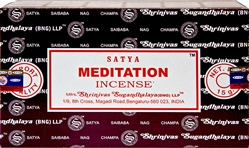 Wholesale Satya Meditation Incense 15 Gram Packs (12/Box)