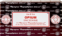 Wholesale Satya Opium Incense 15 Gram Packs (12/Box)