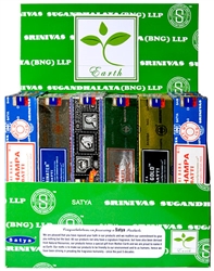 Wholesale Satya Wellness Series Incense Display 15 Gram Packs (36/Packs)