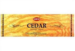 Wholesale Hem Cedar Incense 8 Stick Packs (25/Box)